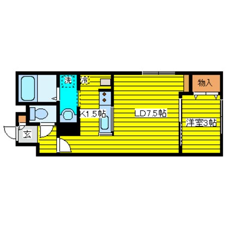 元町駅 徒歩2分 1階の物件間取画像